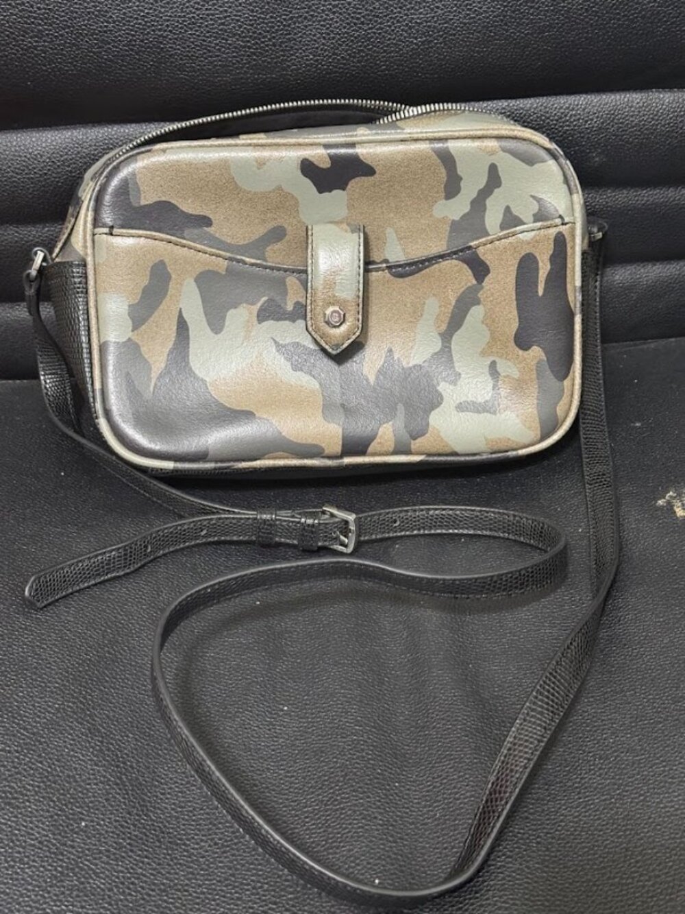 G.I.L.I Got It Love It Camo Leather Small Crossbody Purse